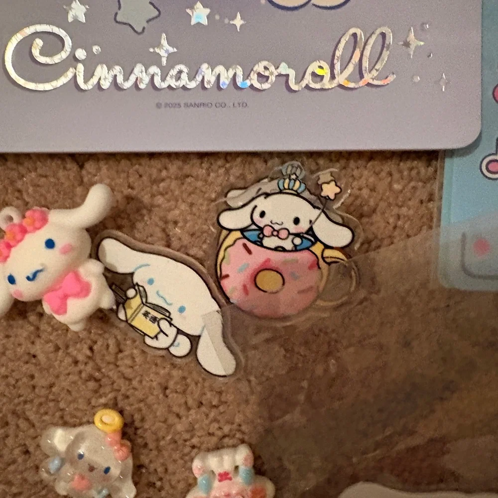Sanrio Cinnamoroll Cute Stationery & Pouch Set - White, Light Blue & Pastel Pink